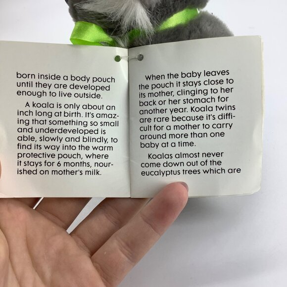 Vintage Wendy's WWF Koala Plush Toy 1988 Collectible 5.5" - Picture 8 of 14